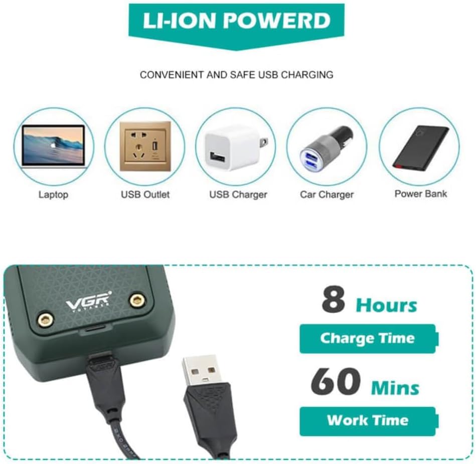 ماكينة تنعيم الذقن VGR 353 - الصورة 3