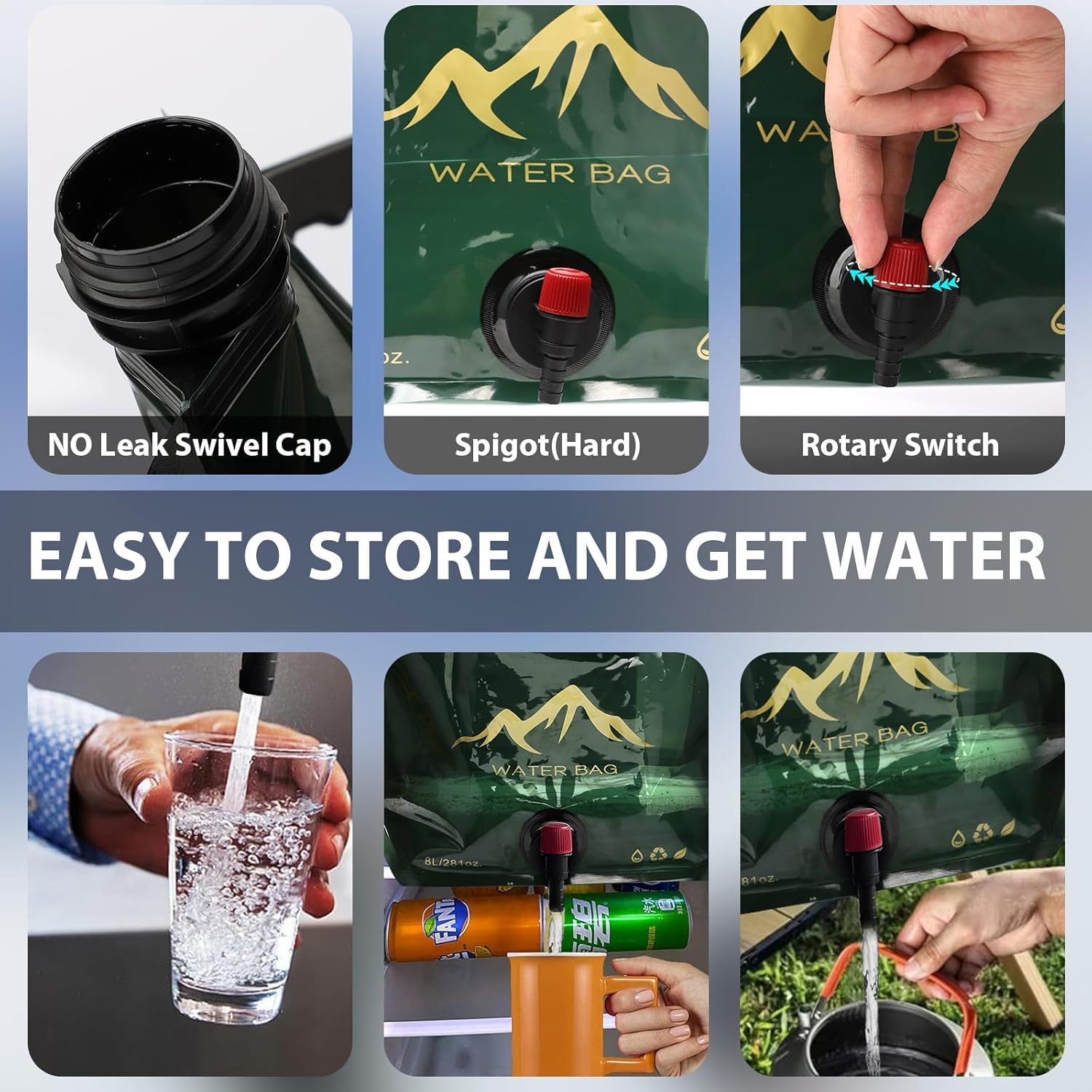 خزان ماء متنقل للتخيم - الصورة 2