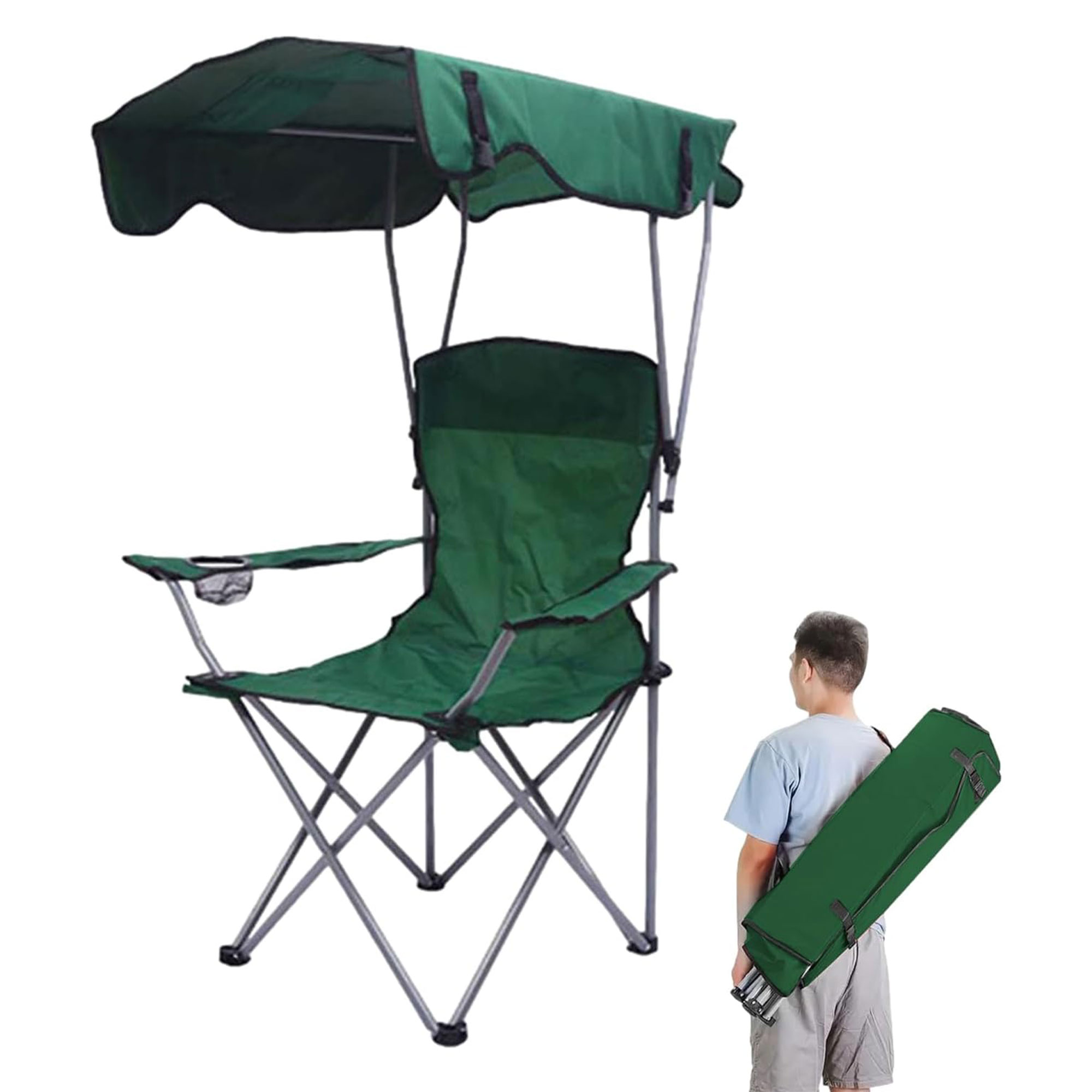 كرسي بمظله قابل للطي - الصورة 3