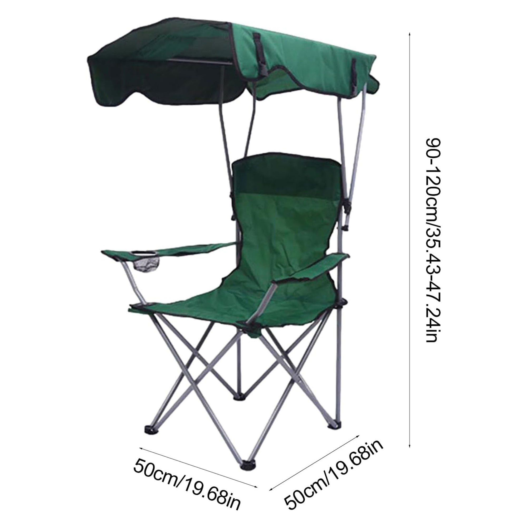 كرسي بمظله قابل للطي - الصورة 2