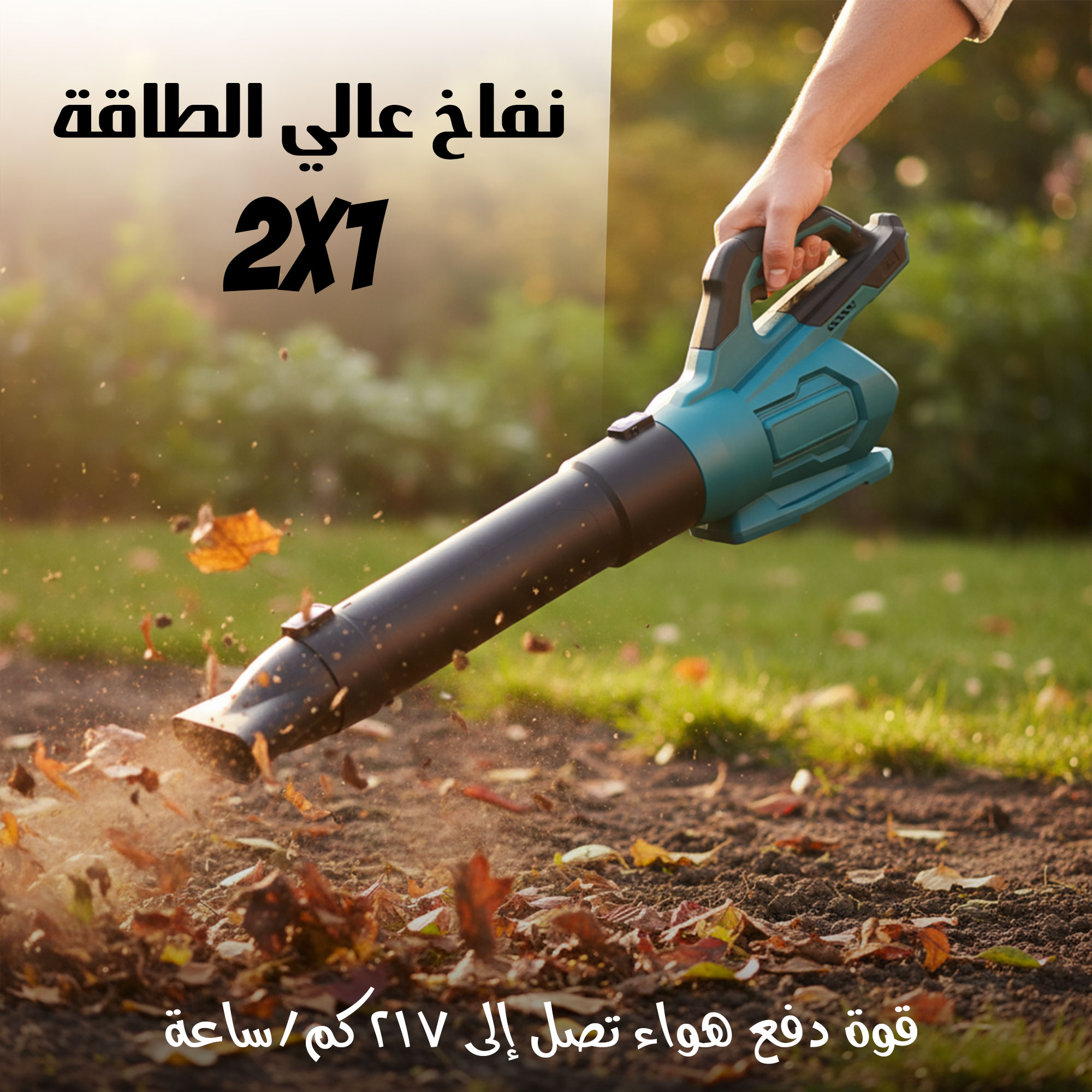 نفاخ هواء عالي الطاقة 2 في 1