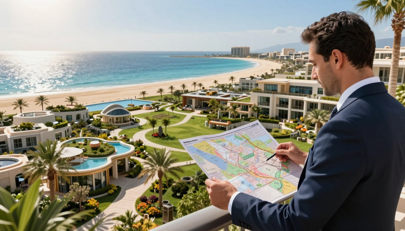 أراضي استثمارية في مشروع البحر الأحمر السياحي للبيع