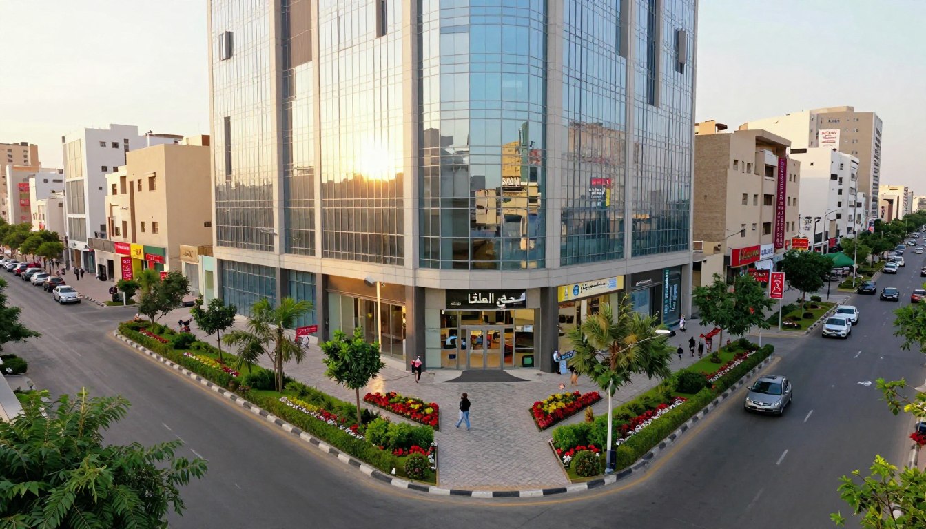 أراضي للبيع حي الملقا زاوية شارعين تجاريين