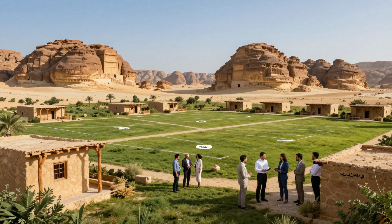 أراضي للبيع في محافظة العلا ترخيص نزل ريفية