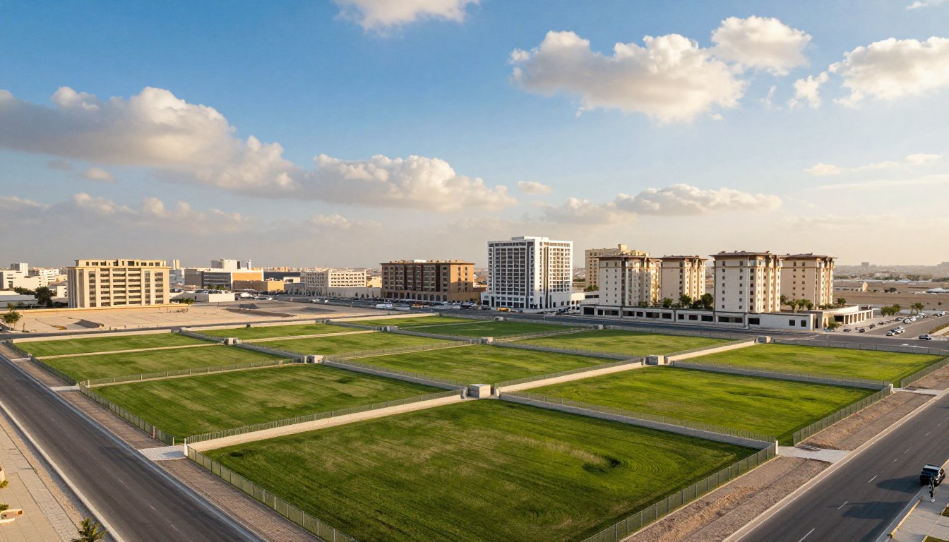 أراضي مطورة في مخطط الشعلة بالدمام