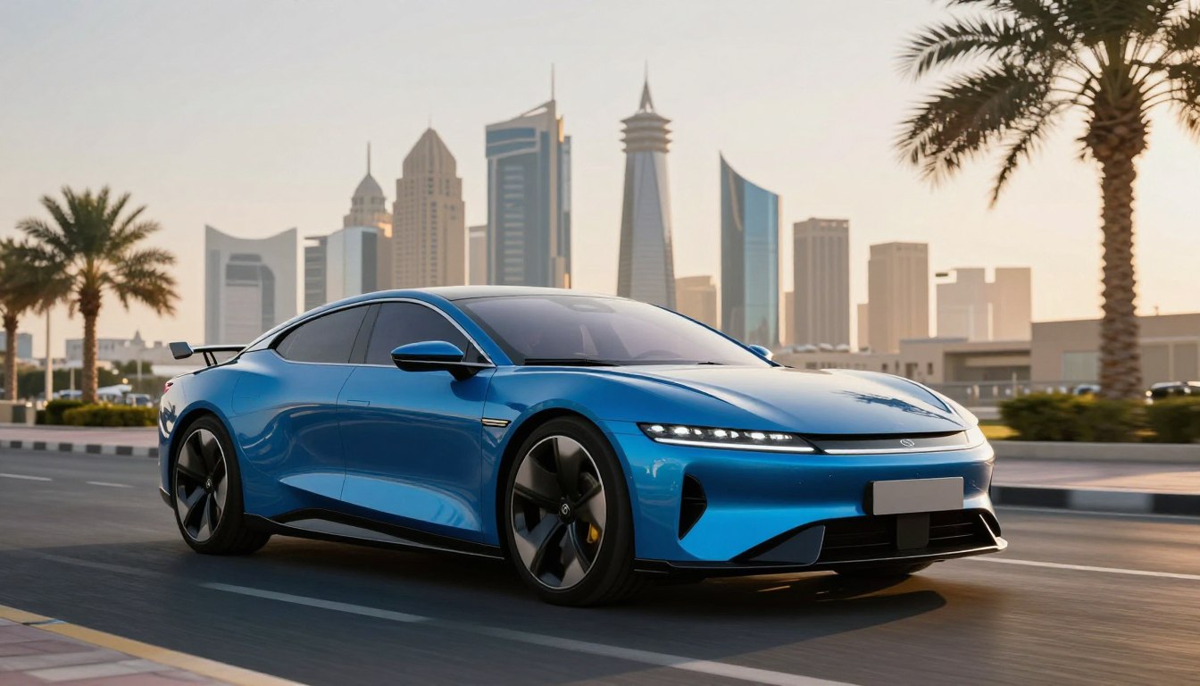 تجربة قيادة لوسيد أير سافير الأسرع في العالم بالرياض