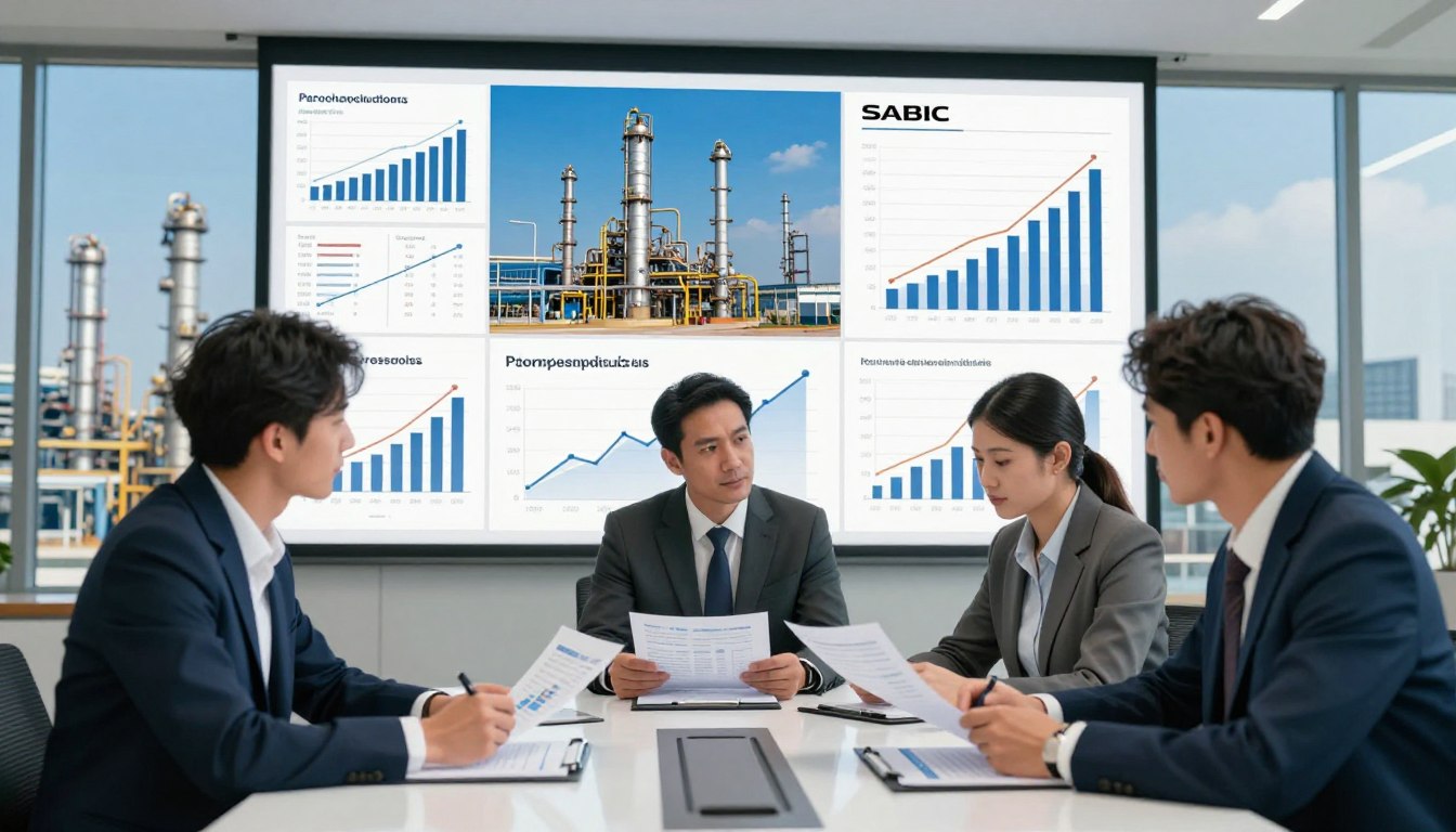 تحليل القوائم المالية لشركات البتروكيماويات سابك