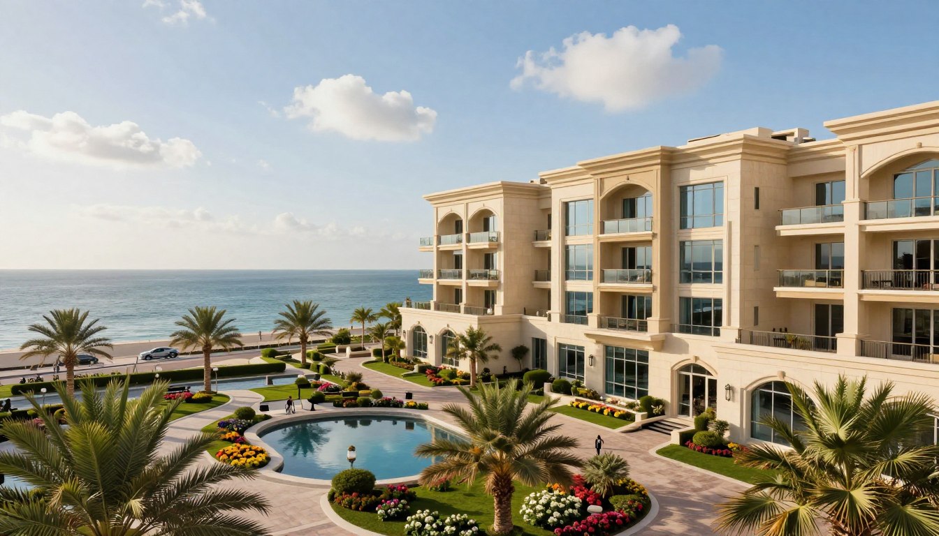 شقق تمليك فاخرة كورنيش الدمام إطلالة مباشرة