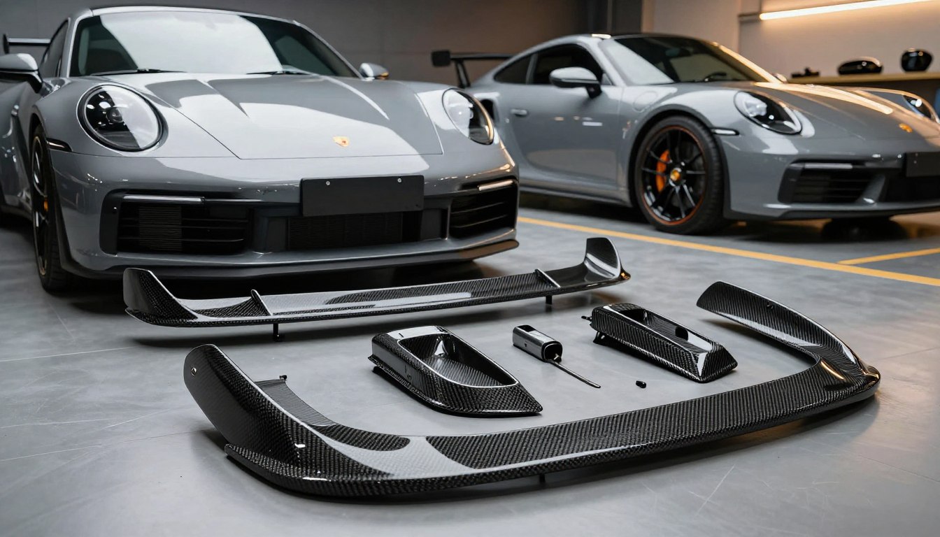طلب قطع غيار كاربون فايبر أصلية لسيارات بورش في السعودية