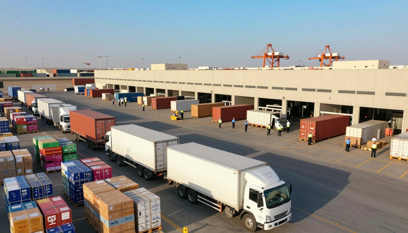 مراكز توزيع لوجستية للبيع شمال جدة