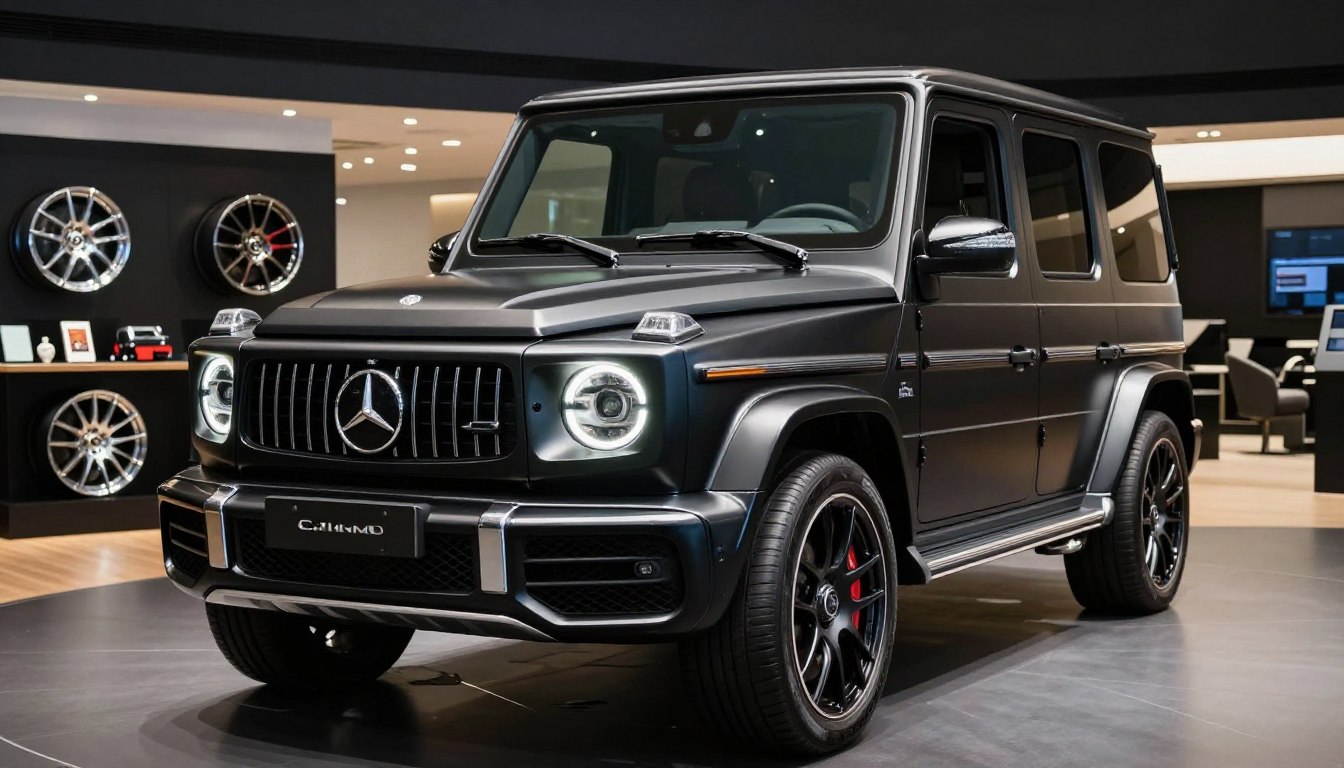 مرسيدس G63 جراند إديشن أسود مطفي وكالة الجفالي