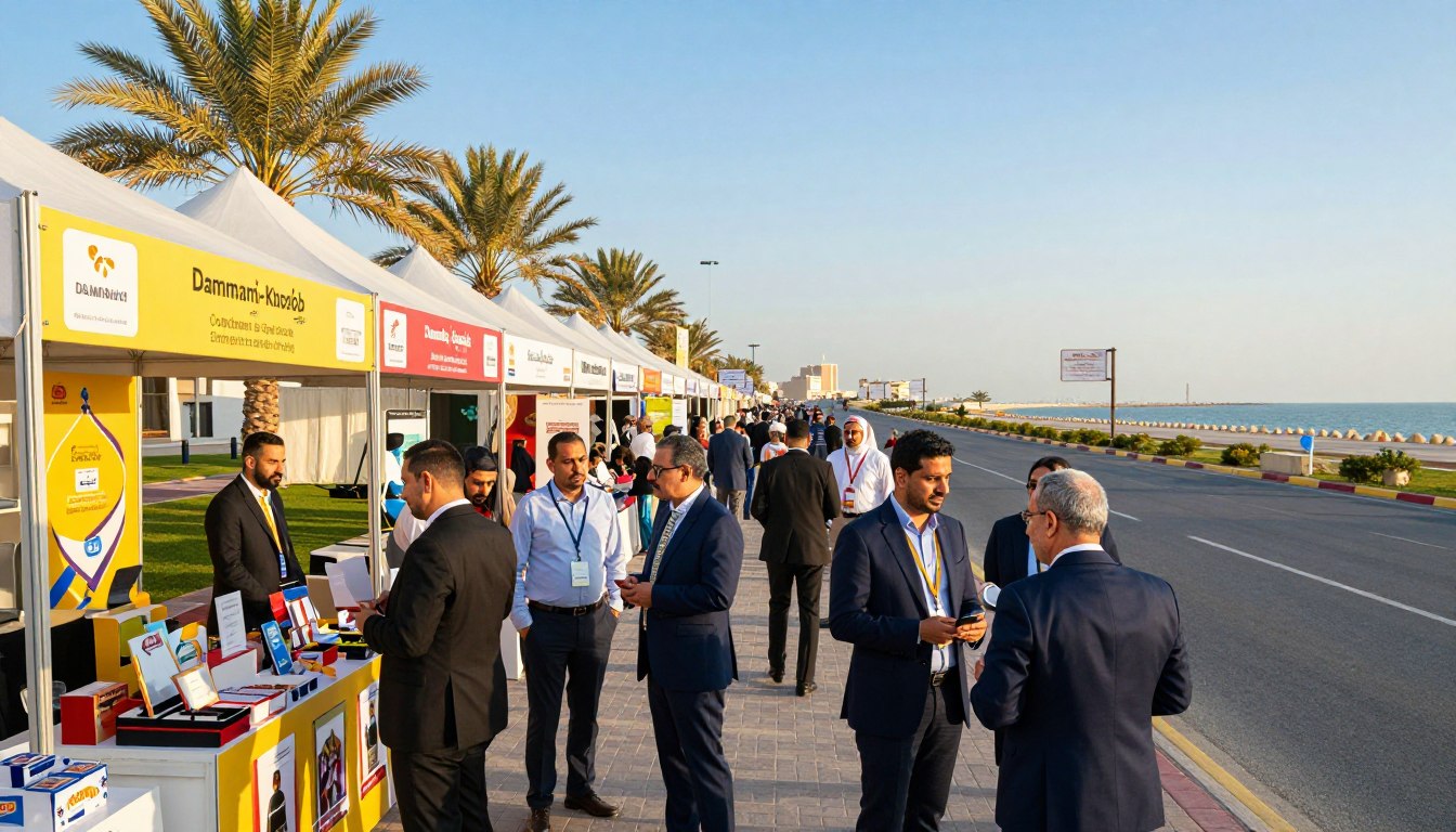 معارض تجارية طريق الدمام الخبر الساحلي
