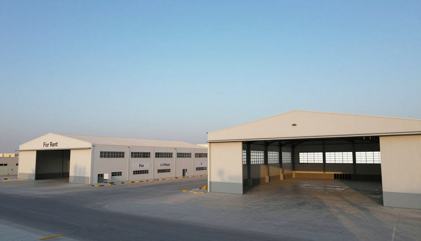 هناجر ومستودعات للإيجار جنوب الرياض حي المشاعل