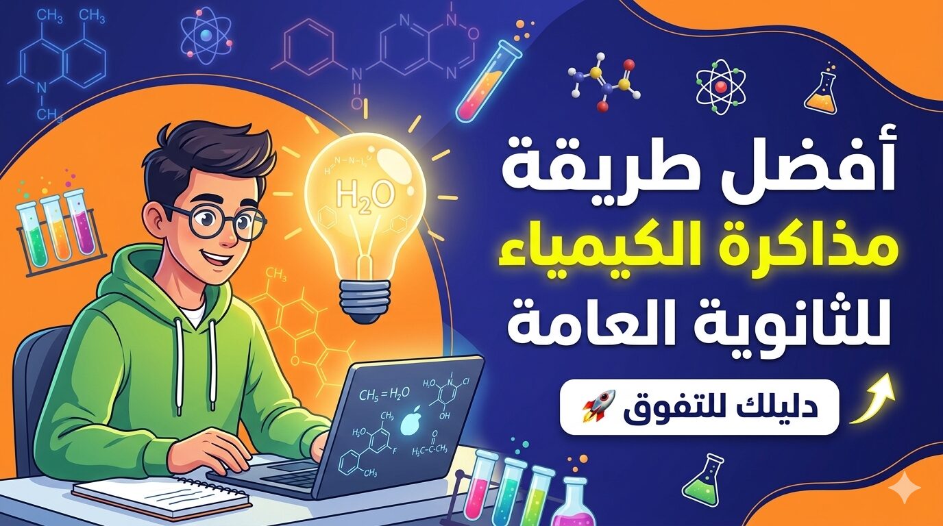 افضل طريقة لمذاكرة الكيمياء في الثانوية العامة